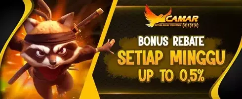 BONUS REBATE UP TO 0.5% SLOT GAME promotion